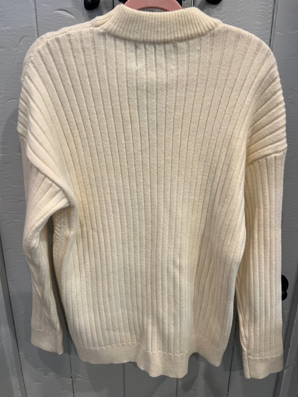 Aelfric Eden Cream Cable Knit Sweater Large NWOT - Picture 3 of 3